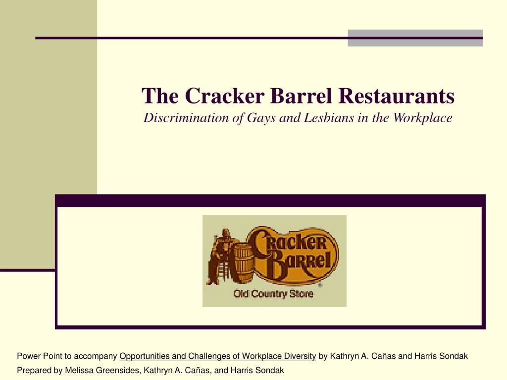 cracker barrel and gays Cracker barrel and gays
