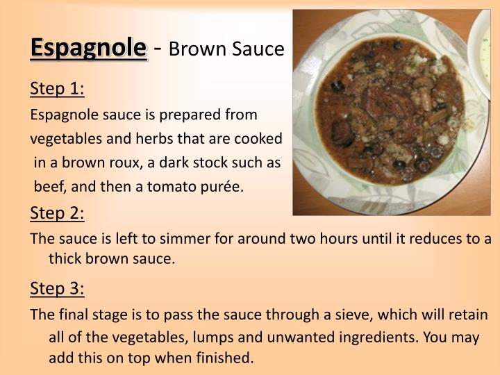 PPT The Mother Sauces PowerPoint Presentation ID1044597