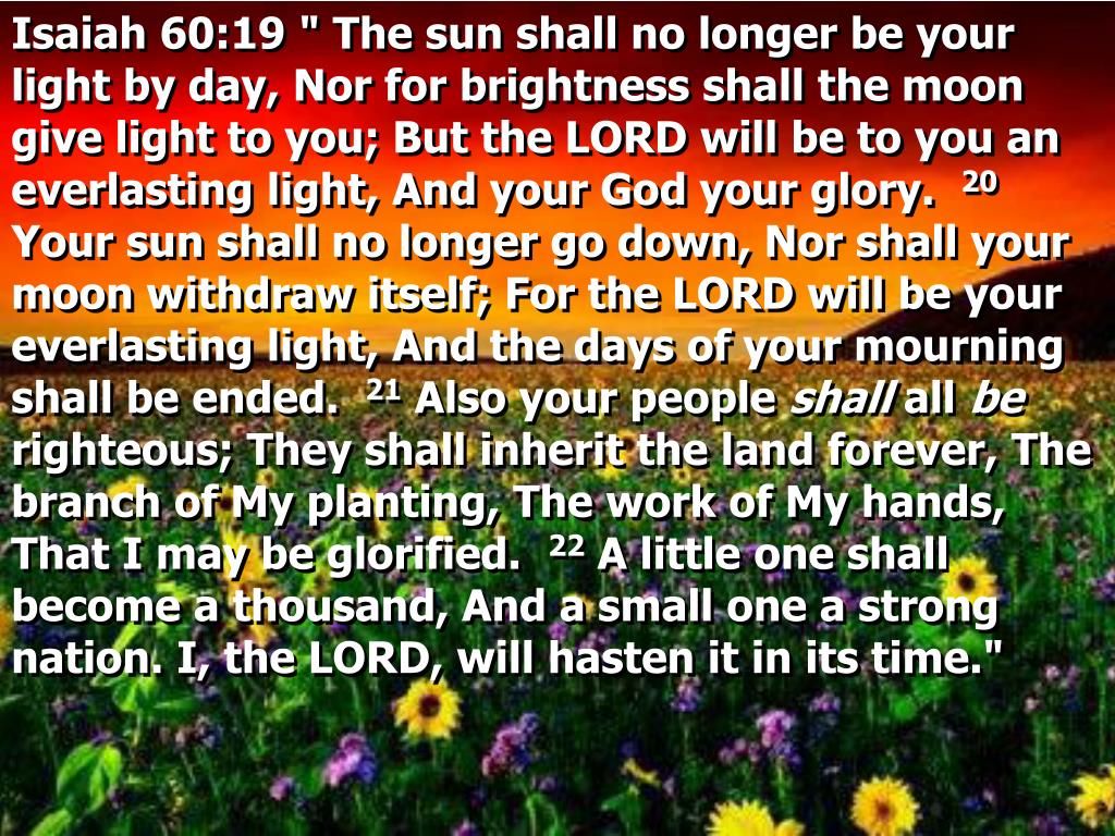 PPT ISAIAH 60 62 PowerPoint Presentation Free Download ID 1045094