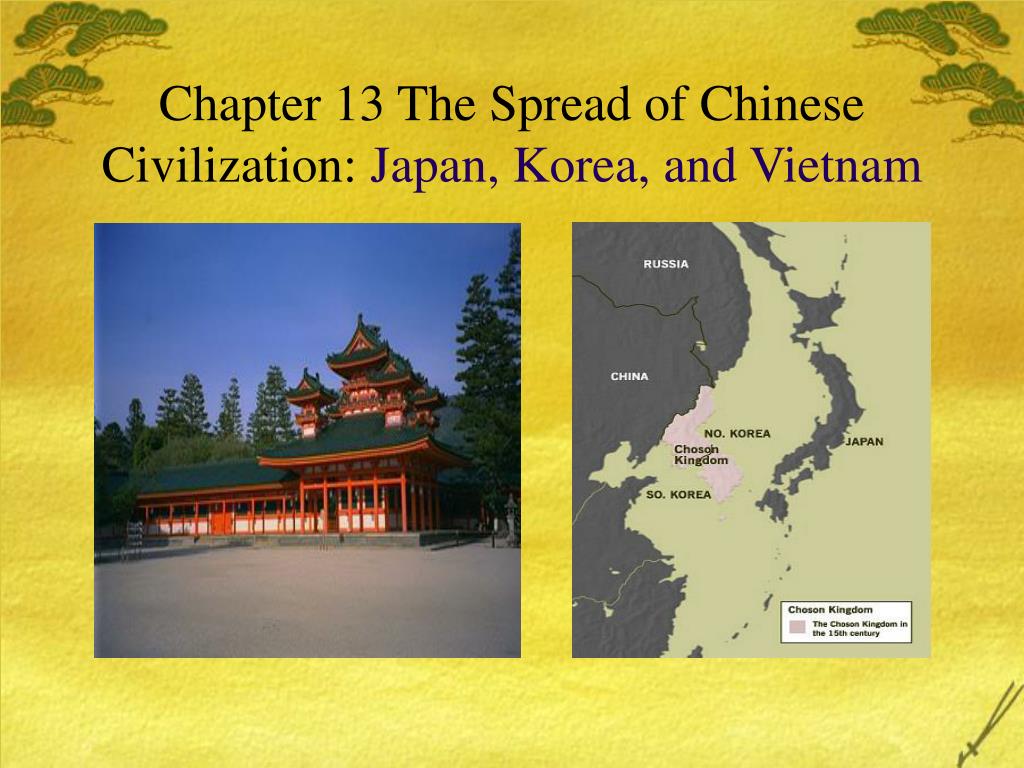 the spread of chinese civilization japan korea and vietnam