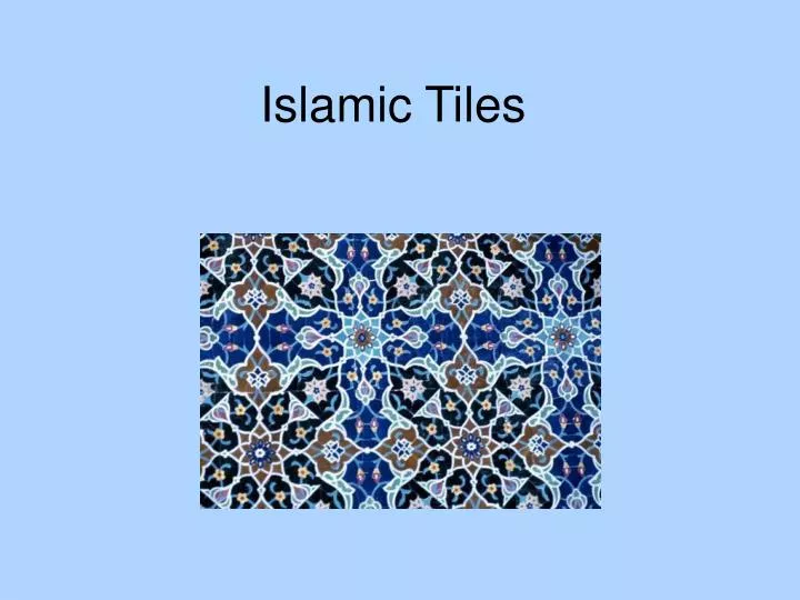 islamic tiles n.