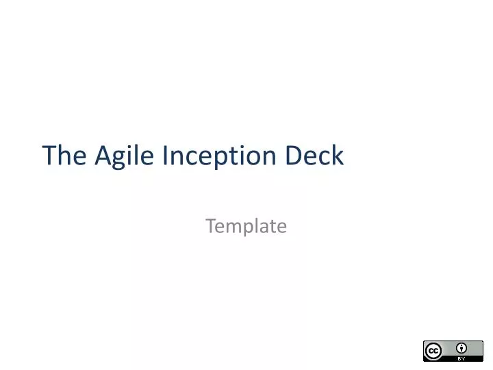 the agile inception deck n.