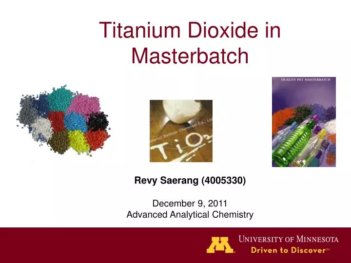 titanium dioxide in masterbatch n.
