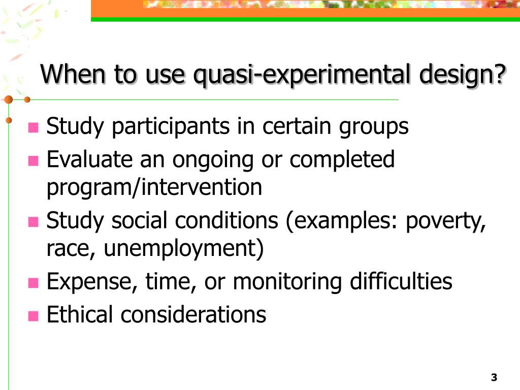 quasi experimental research design example title