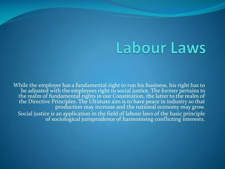thesis on labour law