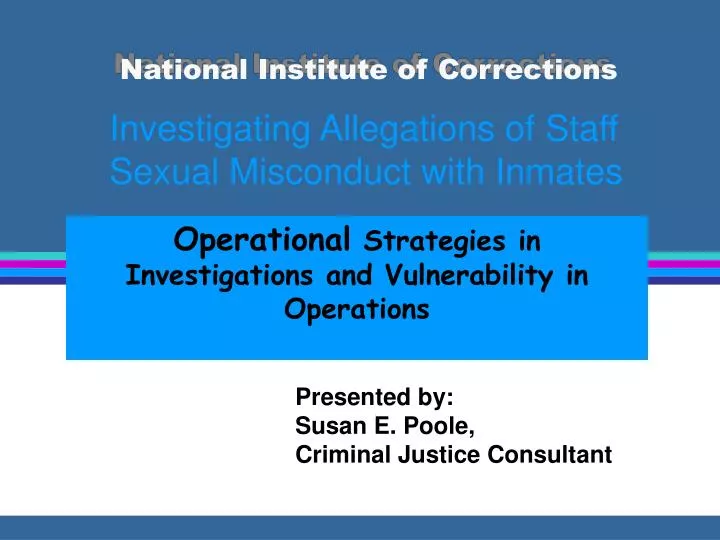 Ppt national institute of corrections powerpoint presentation free