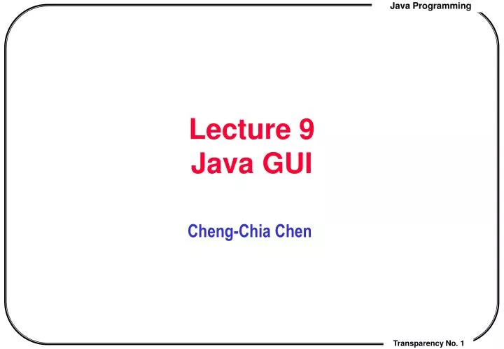 lecture 9 java gui n.
