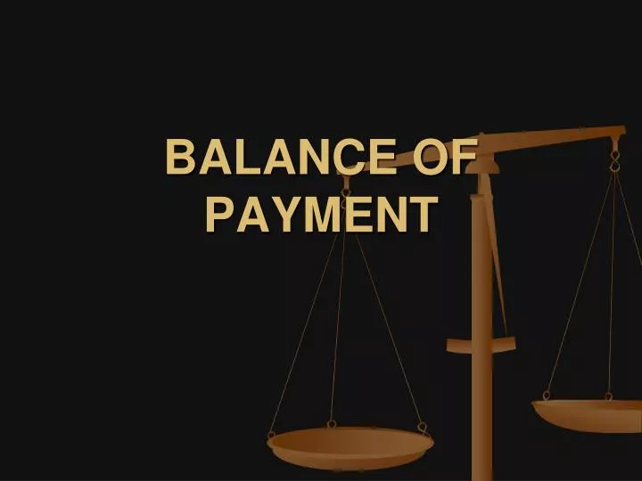 balance payment ppt presentation powerpoint