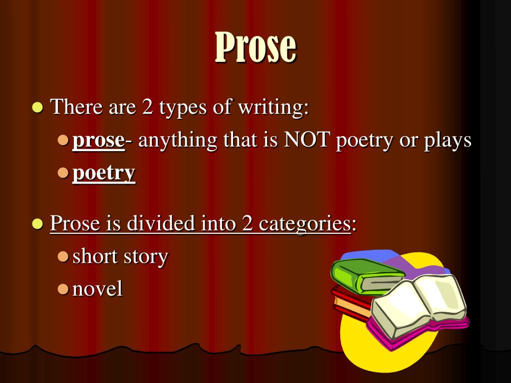 prose types in creative writing
