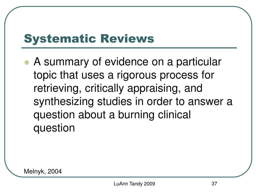 PPT - UNPACKING THE PIECES FOR EVIDENCE BASED PRACTICE PowerPoint ...