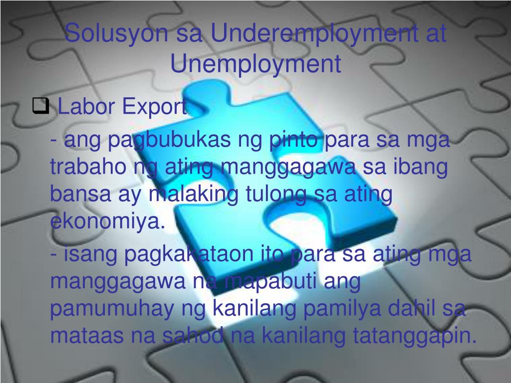 45 mga solusyon sa unemployment ayon sa mga pamahalaan - unemployment