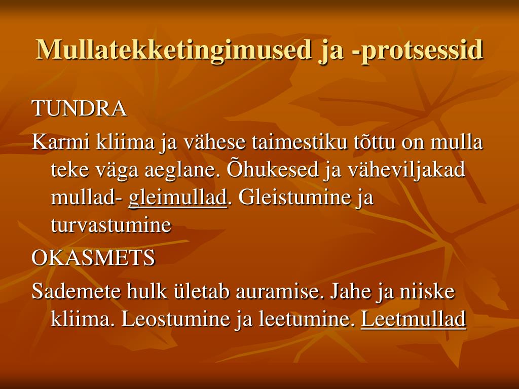 PPT - PEDOSFÄÄR PowerPoint Presentation, free download - ID:1054619