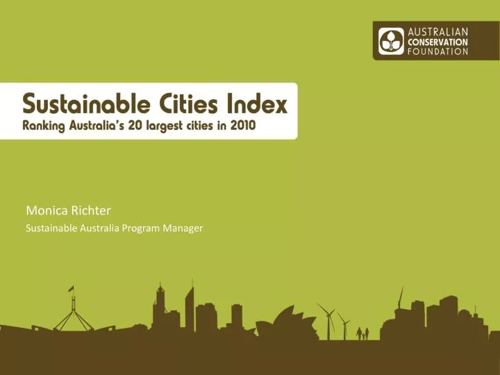 monica richter sustainable australia program manager n.