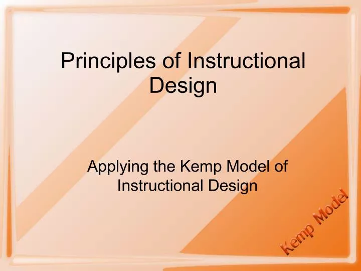 powerpoint presentation on instructional design