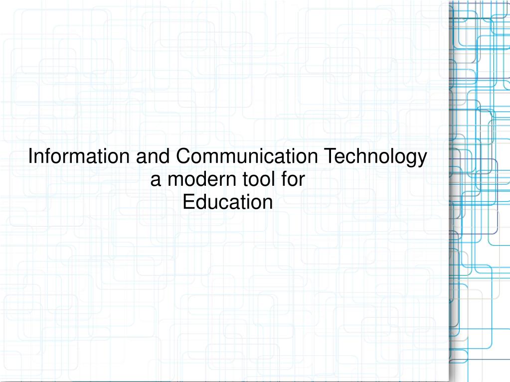 information communication technology tools