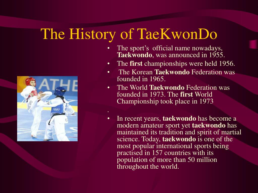 history of taekwondo essay