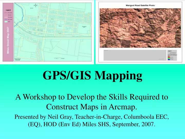 gps gis mapping n.