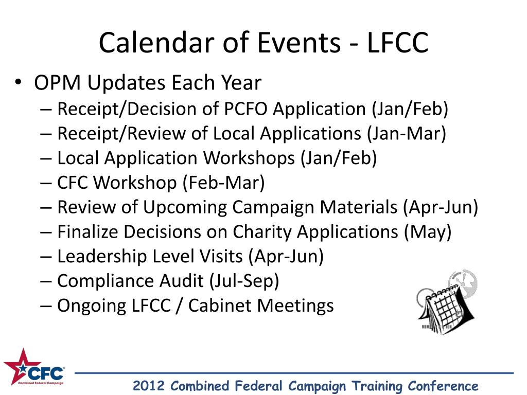 Lfcc Calendar