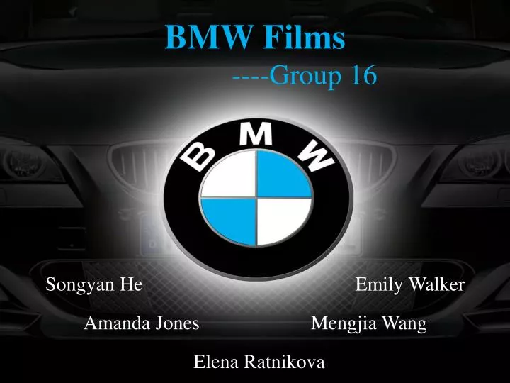 bmw films group 16 n.
