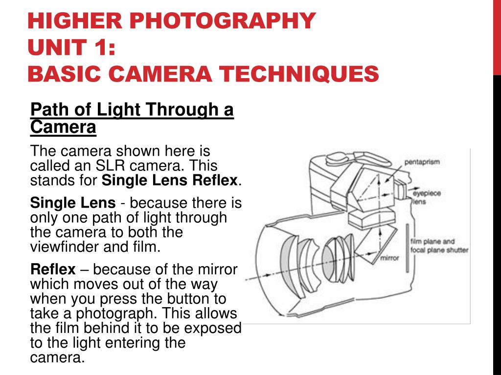 research paper on camera techniques