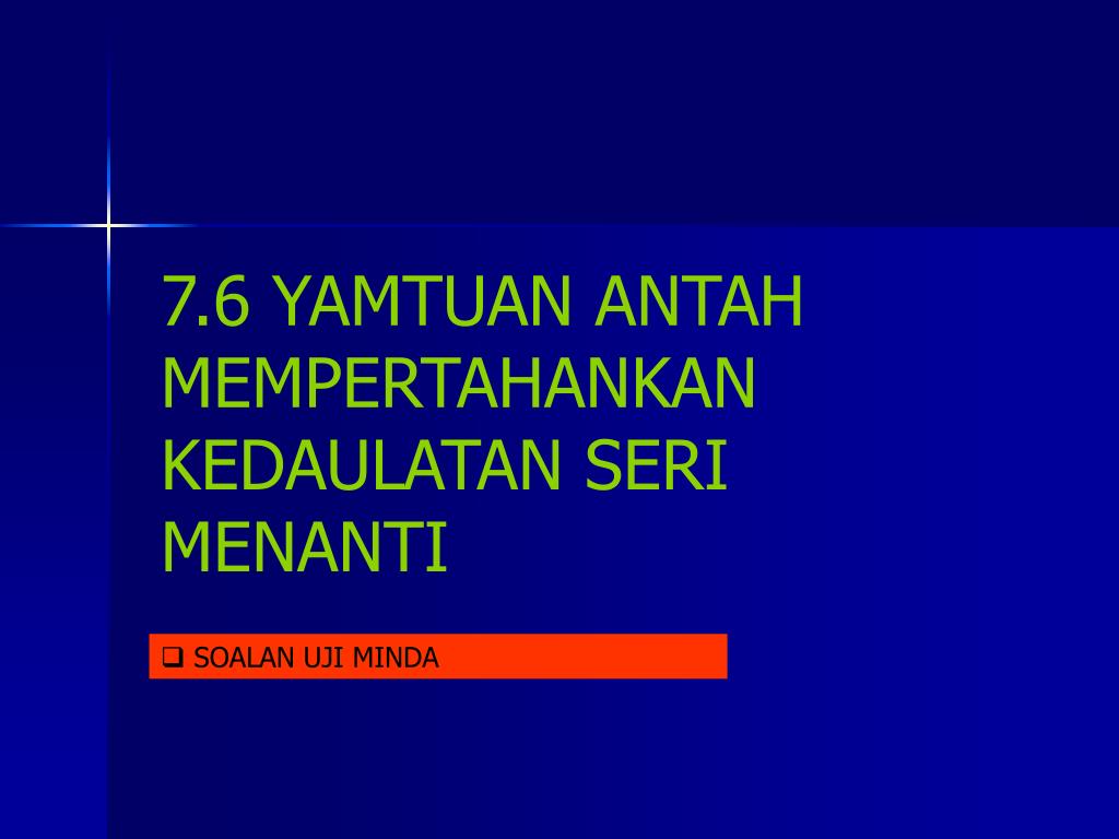 PPT - 7.4 SHARIF MASAHOR WIRA SARAWAK PowerPoint 