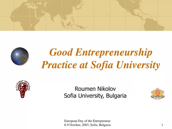 good entrepreneurship practice at sofia university n.