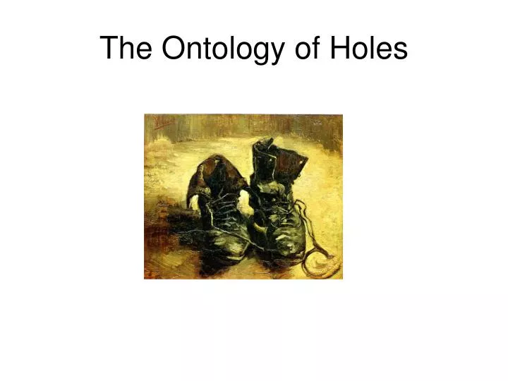 the ontology of holes n.