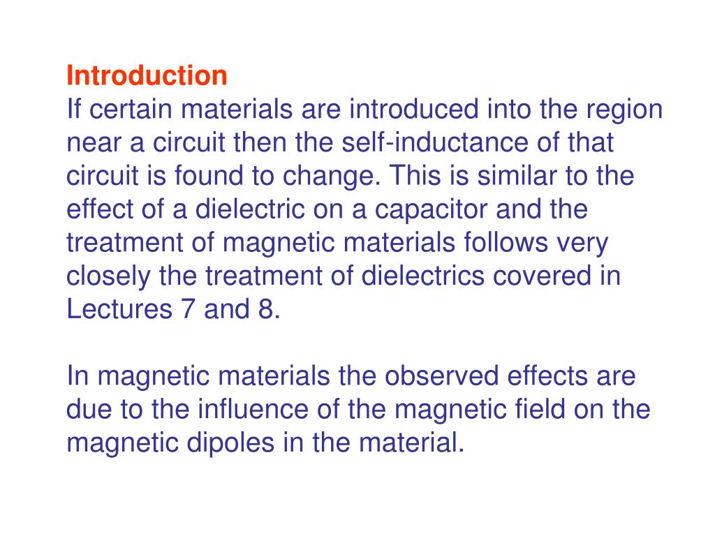 PPT Magnetism: Magnetic materials PowerPoint Presentation - ID:1065544