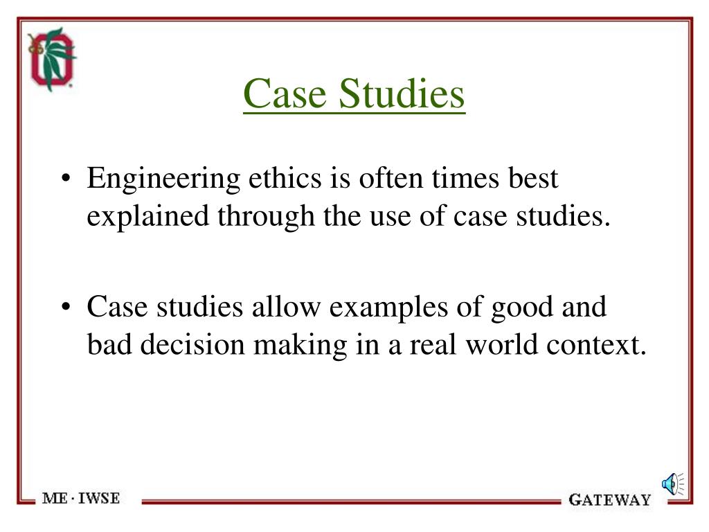 industrial engineering ethics case studies