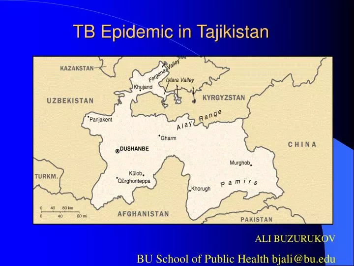 tb epidemic in tajikistan n.