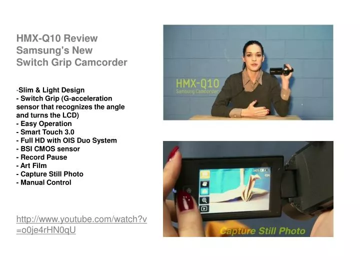 hmx q10 review samsung s new switch grip camcorder n.