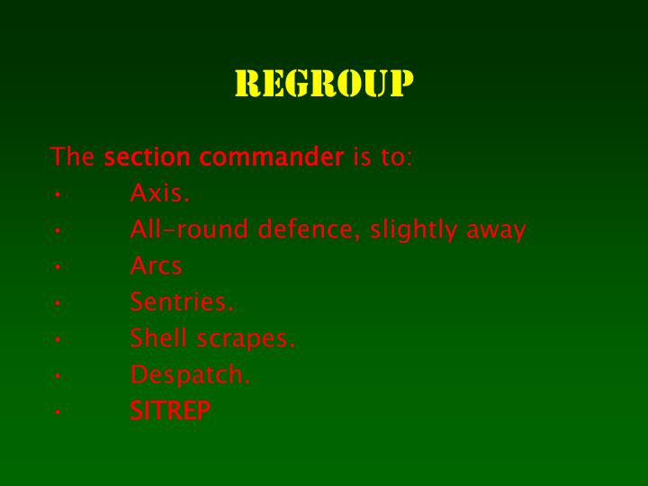 PPT The 6 Section Battle Drills PowerPoint Presentation ID1066819