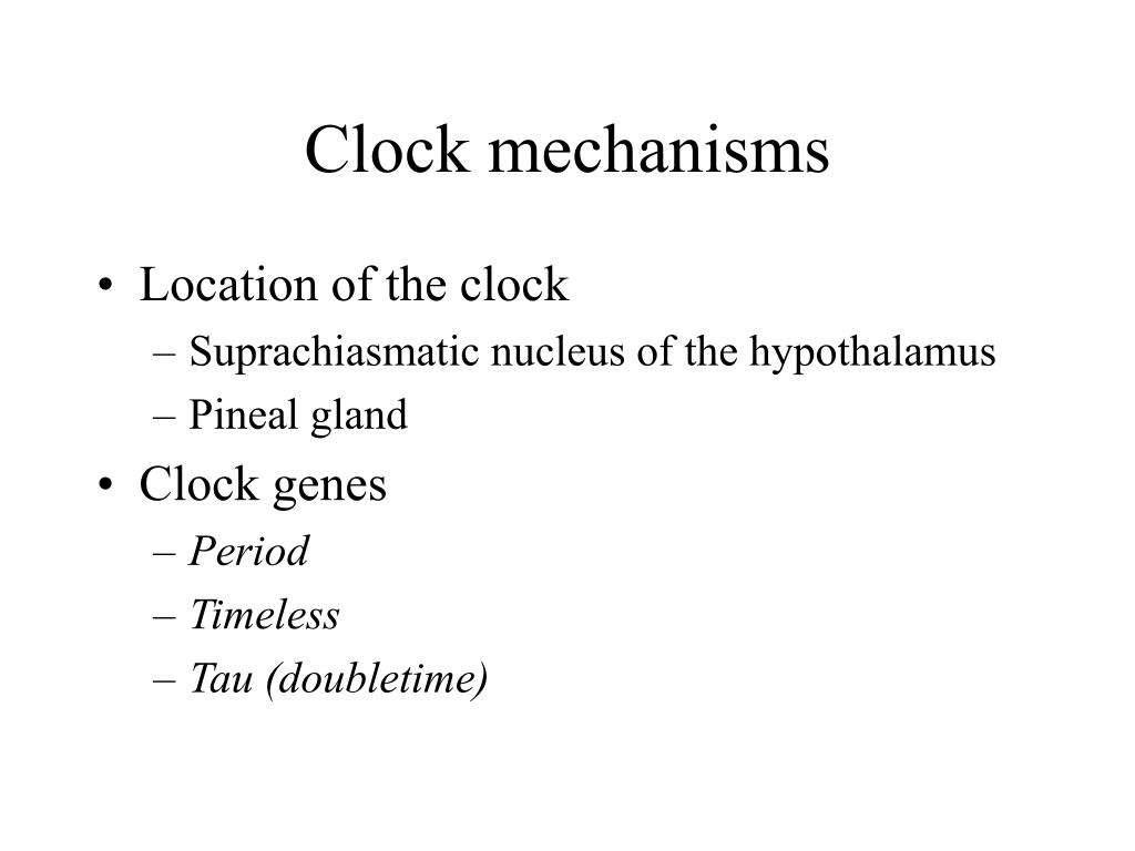 PPT Biological clocks PowerPoint Presentation, free download ID1066949