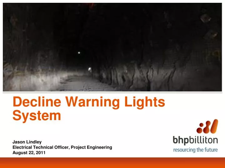 decline warning lights system n.