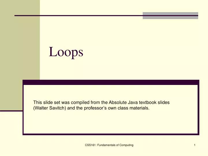 loops n.