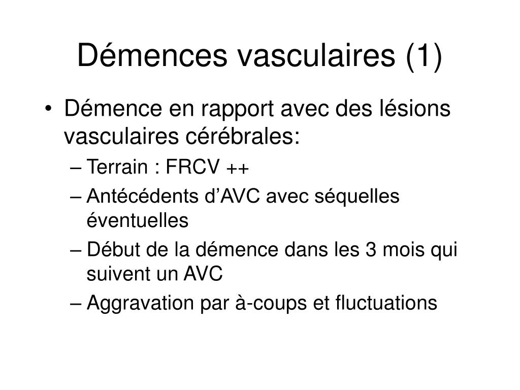 PPT - Maladie d’Alzheimer et autres démences PowerPoint Presentation ...