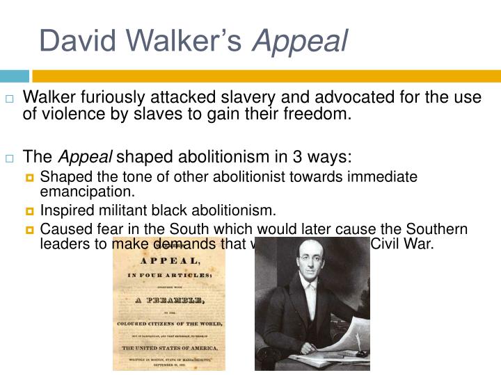 an overview of david walkers appeals an overview of david walkers appeals