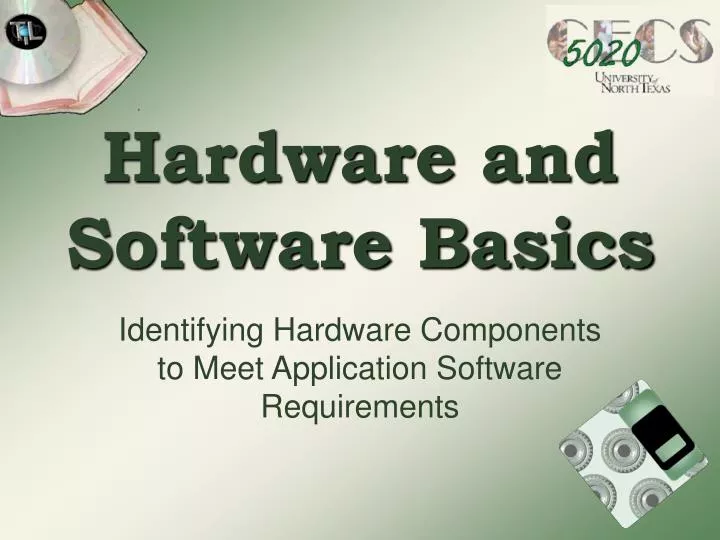 PPT Hardware and Software Basics PowerPoint Presentation, free