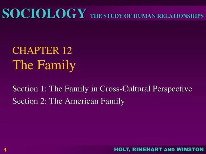 chapter 12 the family n.