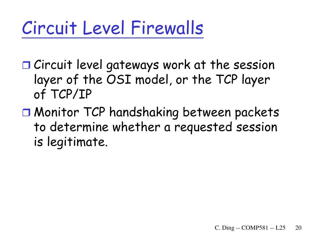 PPT - Exploring Firewall Types and Technologies for Network Security ...