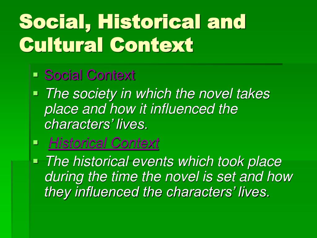 Historical And Cultural Context Of The Movie