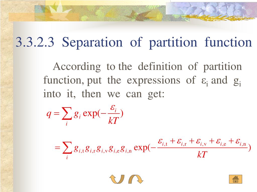 PPT Chapter 3 Statistical thermodynamics PowerPoint Presentation