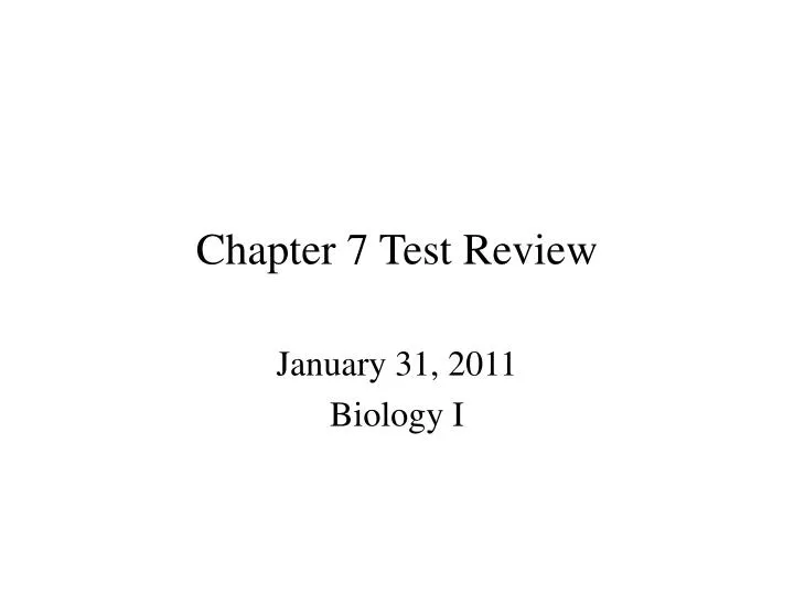 chapter 7 test review n.