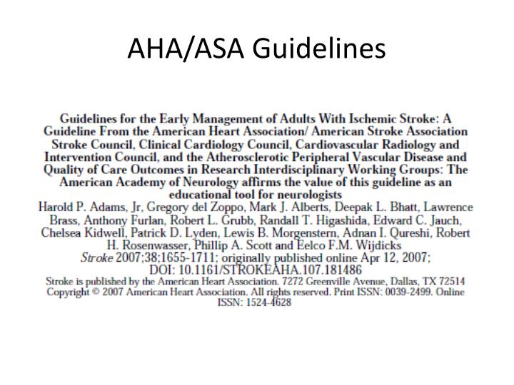 PPT - Approach to TIA and Management of Stroke after 4.5 hours ...