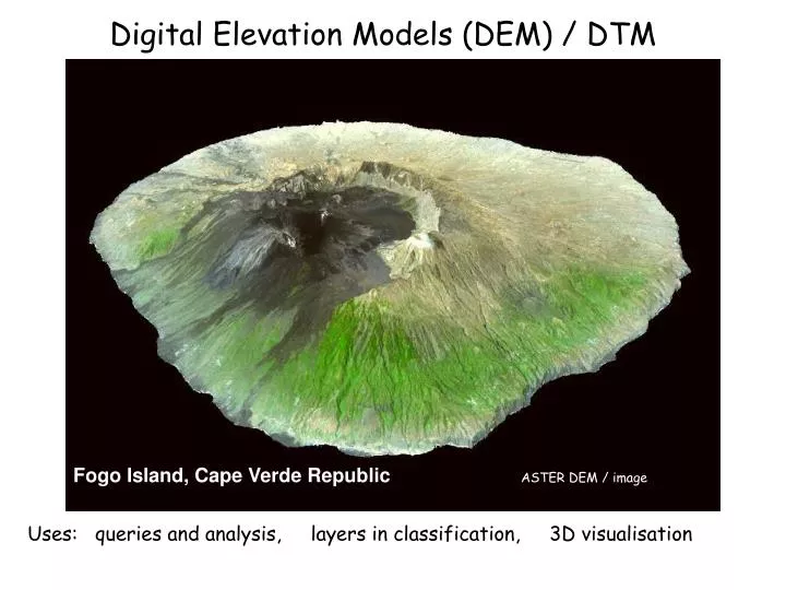 digital elevation models dem dtm n.