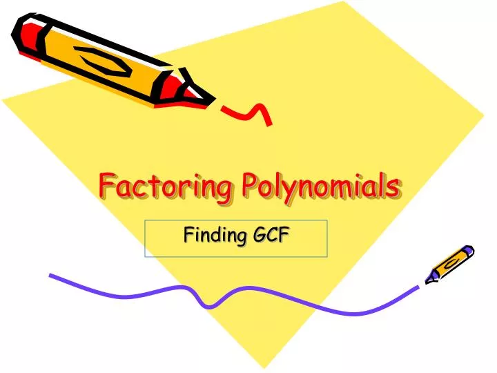 factoring polynomials n.