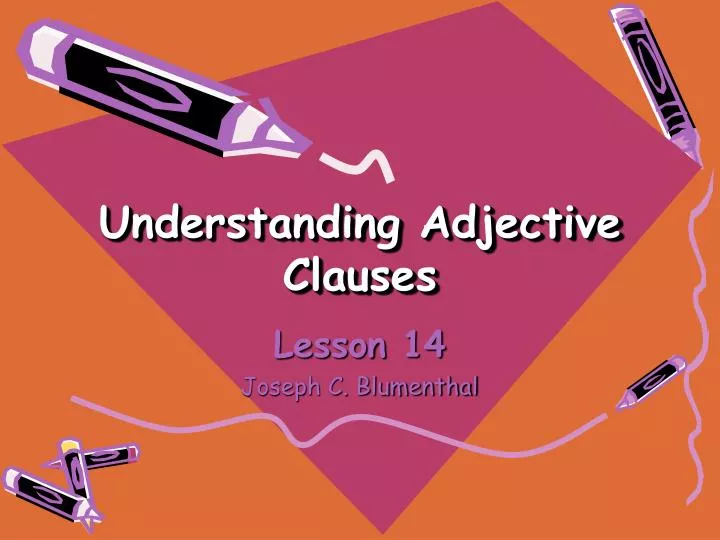 understanding adjective clauses n.