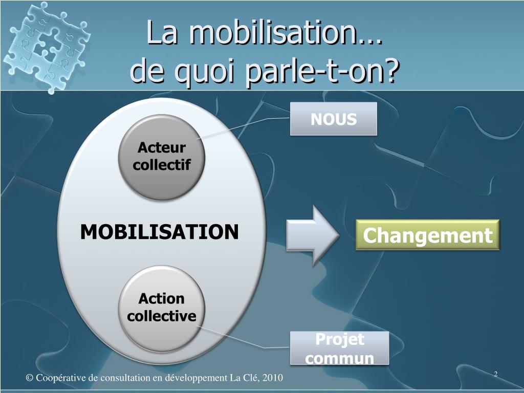 PPT - La mobilisation pour le développement et le pouvoir d’agir des ...