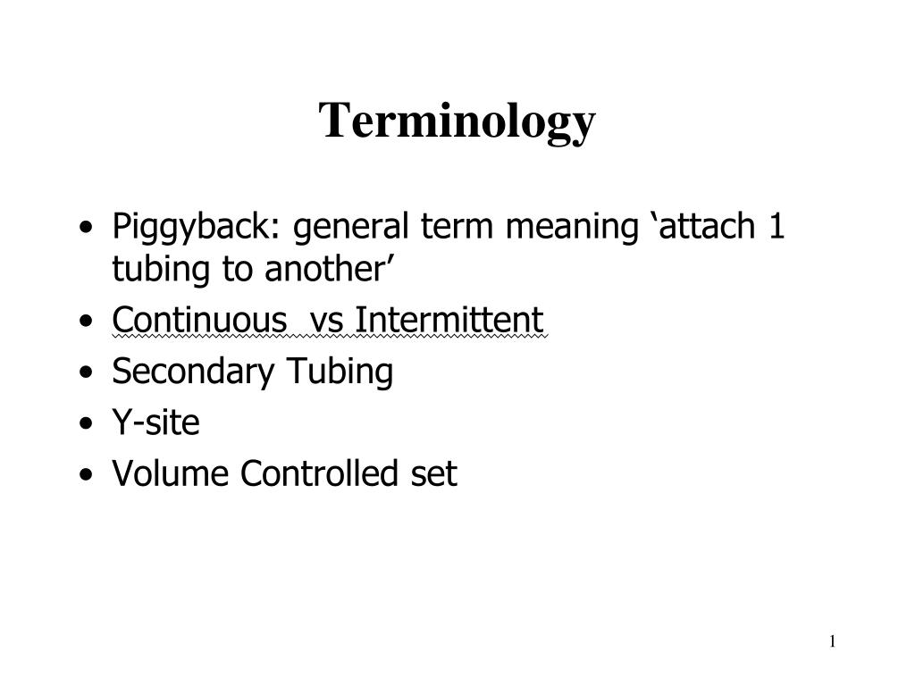 PPT - Terminology PowerPoint Presentation, free download - ID:1074033