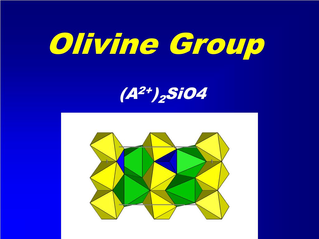 olivine crystal structure